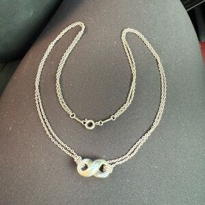 Tiffany & Co. Silver Double Link Necklace